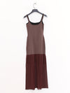 SWAYING 25 Spring/Summer Two-piece Suspender Fishtail Long Skirt SW-SW25SS2L02C4-ZONG Brown SW-SW25SS2L02C1